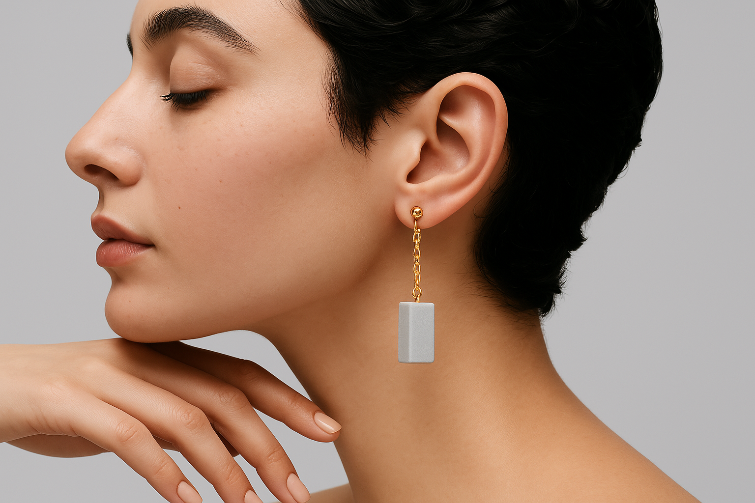 Physical Blockchain Earring